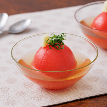 丸ごとトマトのだし浸し