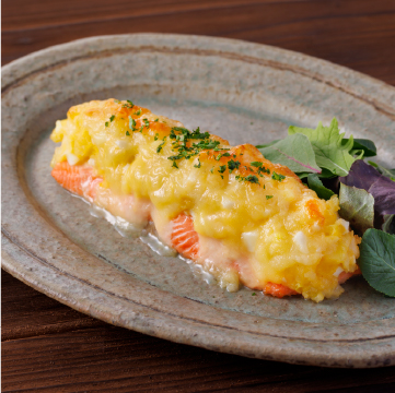 鮭のポテトタルタル焼き